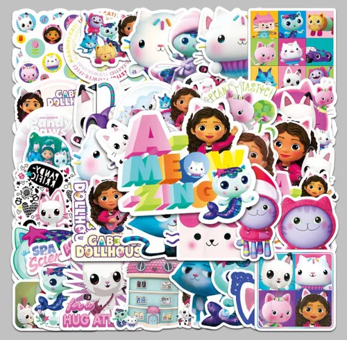 autocollants-chat-collage