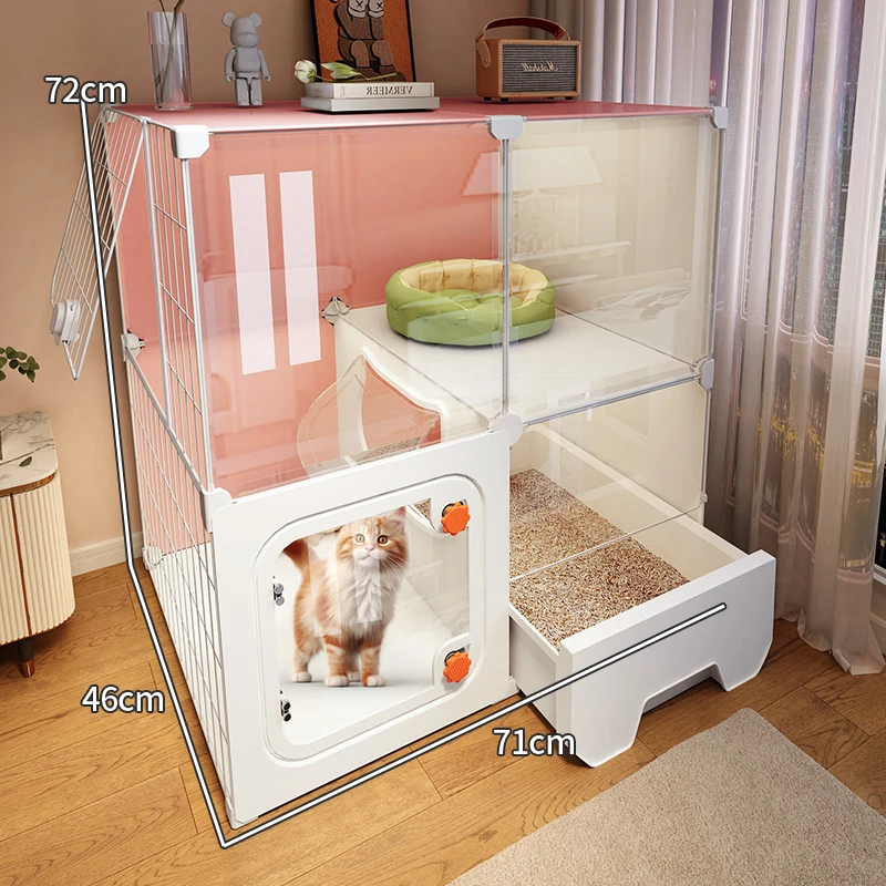 maison pour chat litiere