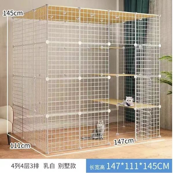 enclos-a-chat-multiniveau